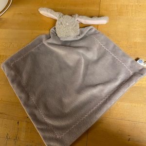 Pottery Barn Kids Gray Bunny Lovey EUC - like New